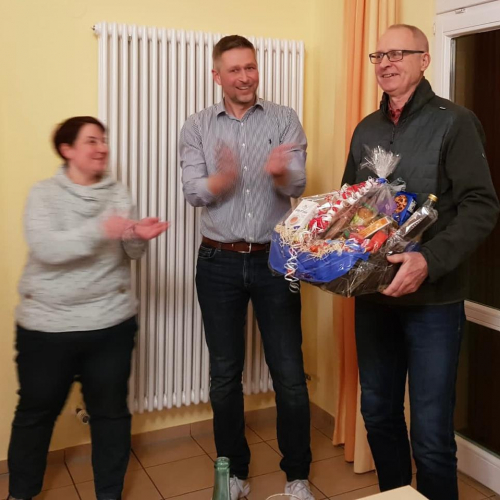 Wolfgang sagt Tschüß: Abschied nach 30 Jahren Badminton beim SV Nortmoor